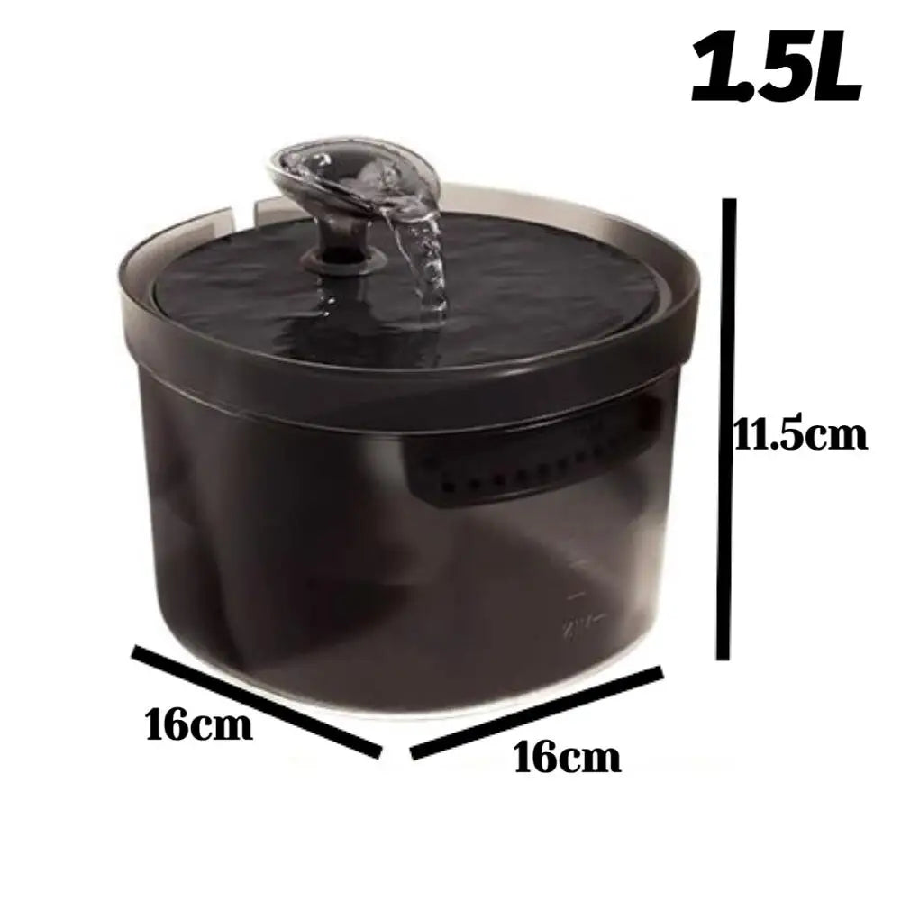 Fuente de Agua para Gatos - Silenciosa, Hidratación Automática
