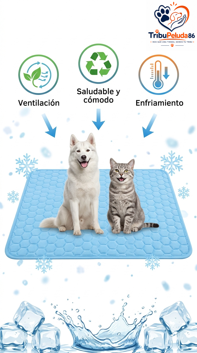 Esterilla Refrescante de Gel para Perros y Gatos: La Solución para el Calor del Verano