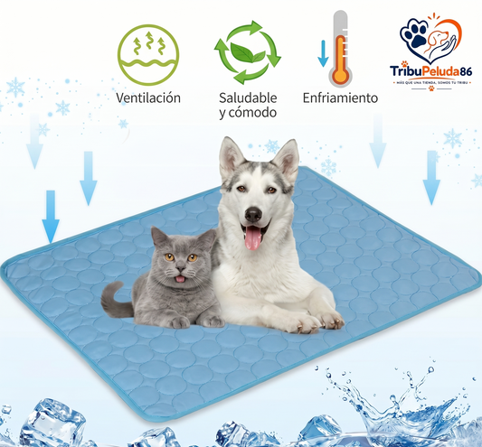 Esterilla Refrescante de Gel para Perros y Gatos — Manta Fría de Verano para Interior y Exterior