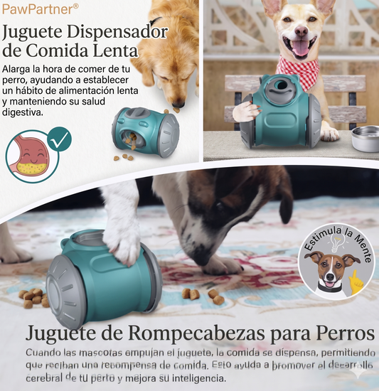 Comedero Interactivo Antivoracidad para Perros y Gatos — Estimulación Mental