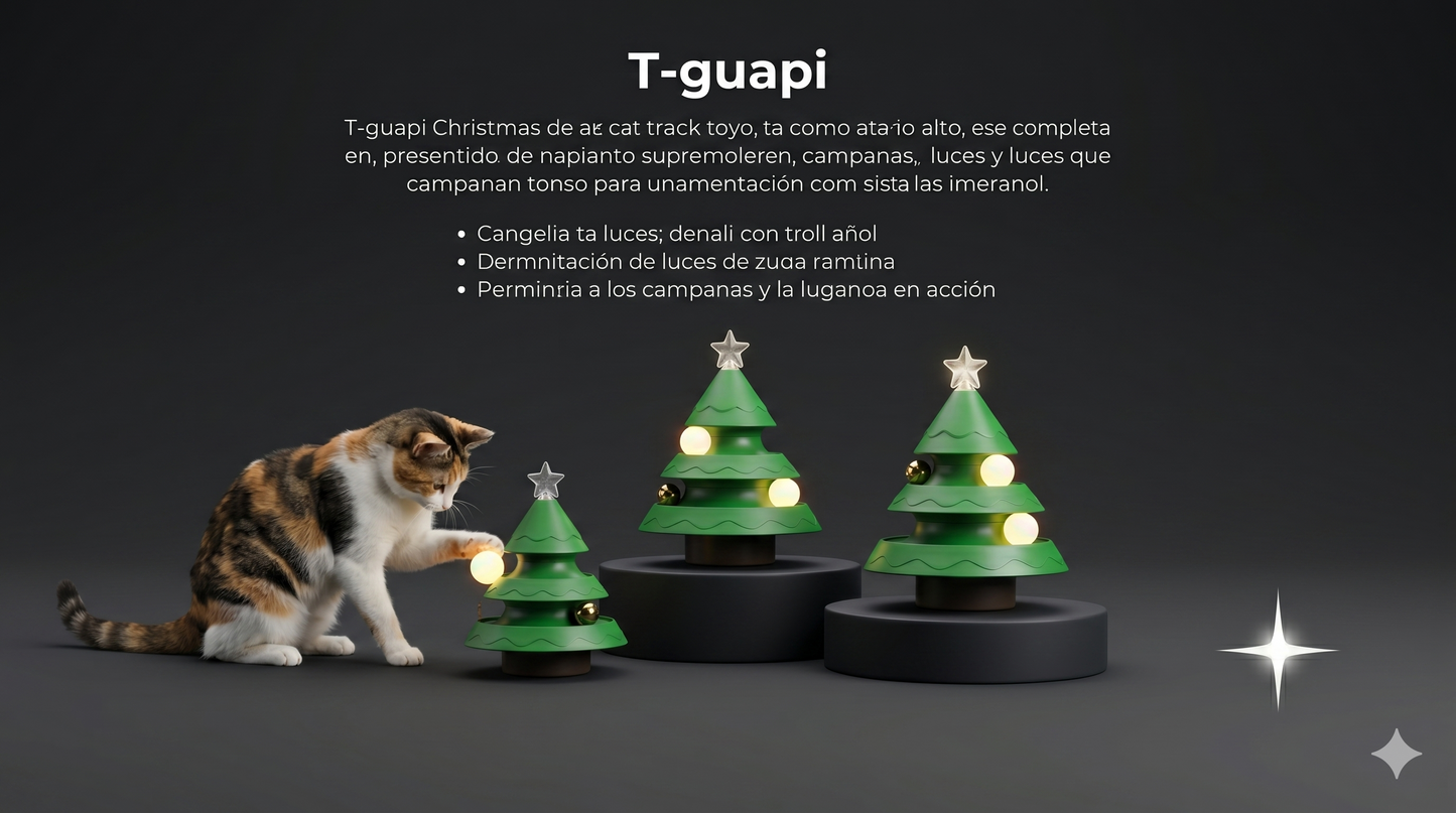 Juguete Interactivo para Gatos — Torre de 3 Niveles con Plumas y Bolas