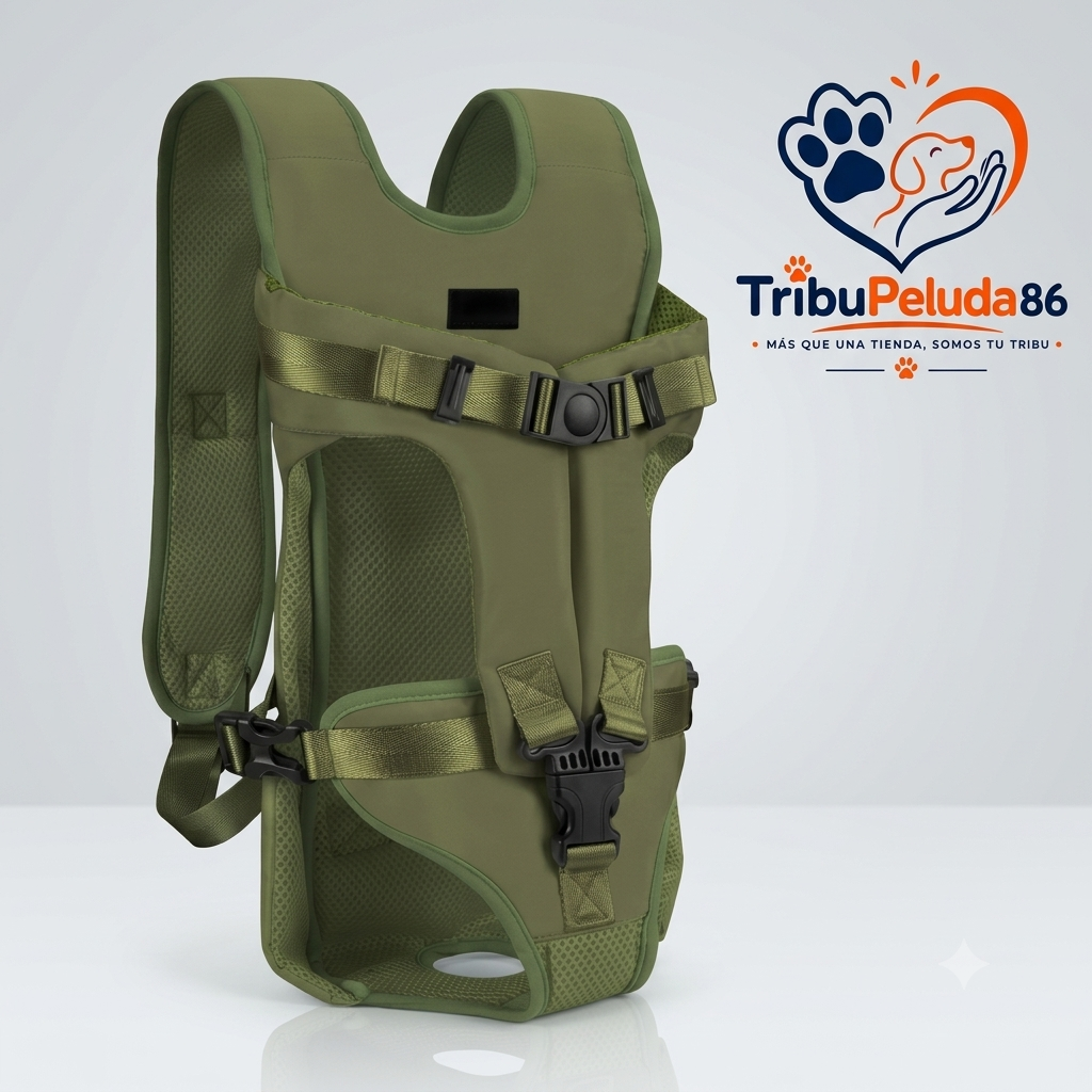 Mochila Transportadora para Mascotas - Bolsa Frente para Perros y Gatos