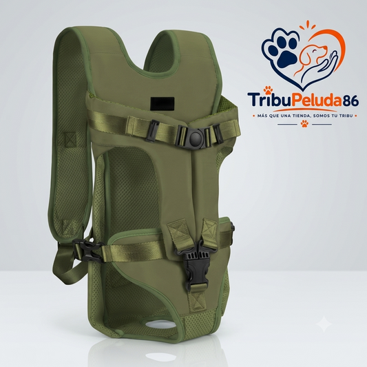 Mochila Transportadora para Mascotas - Bolsa Frente para Perros y Gatos