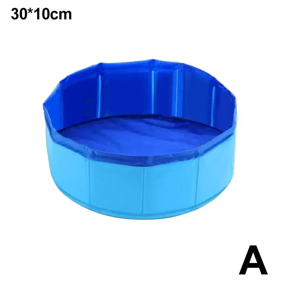 Piscina Plegable para Gatos y Perros — Baño Fresco Verano