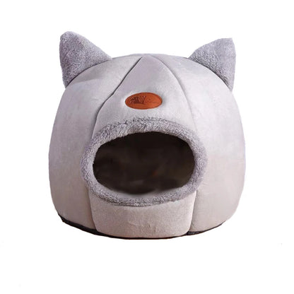 Cama Cueva para Gatos — Nido Cerrado Ultrassuave, Cálido y Antiestrés | Tallas S a XL