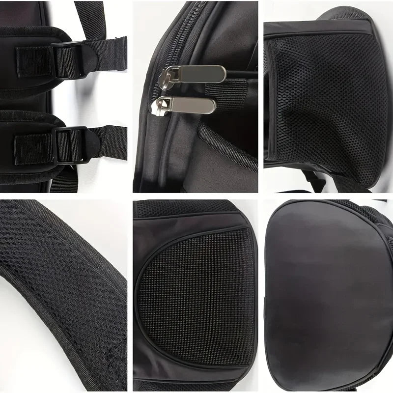 Mochila Transportadora para Perros - Bolsa Transpirable Plegable