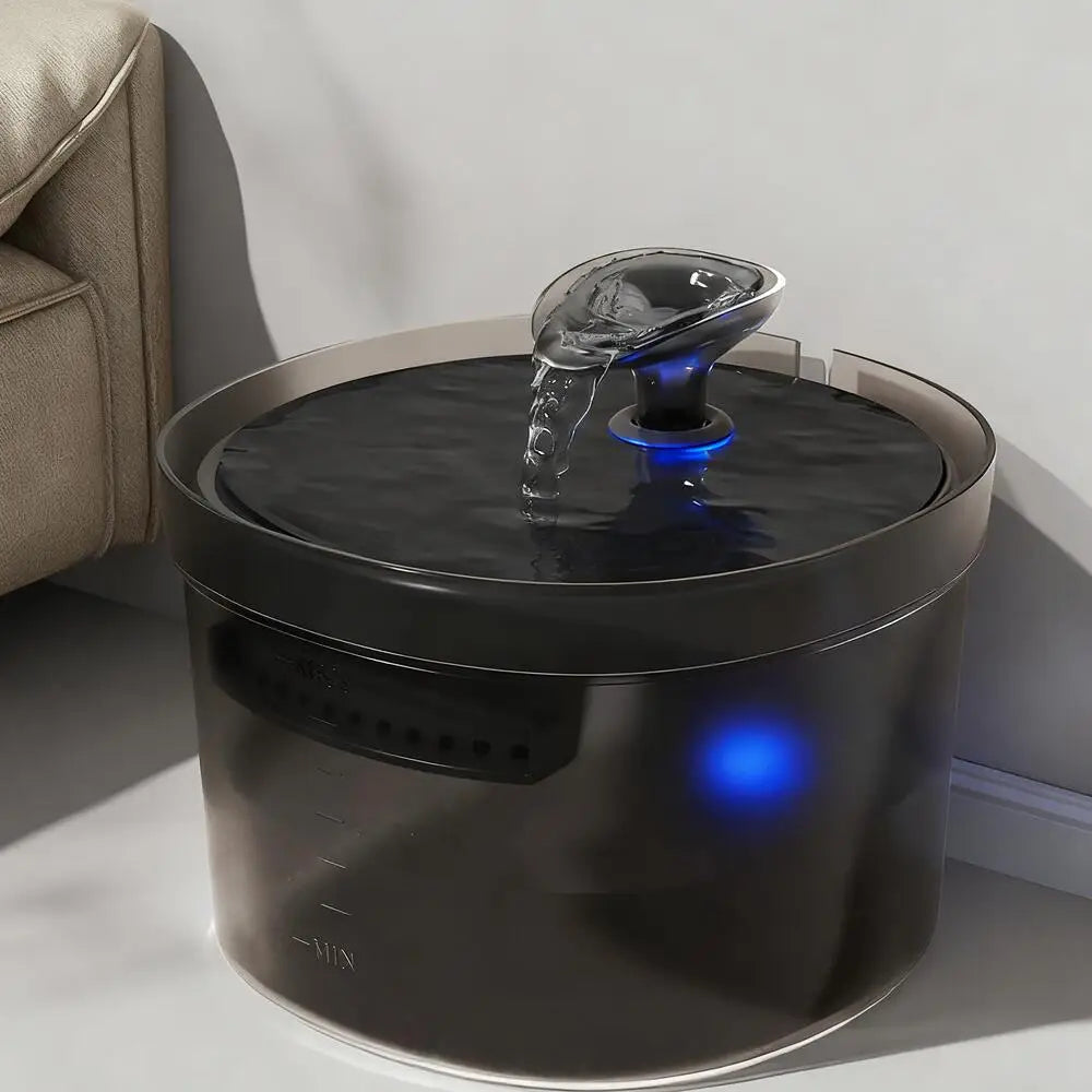 Fuente de Agua para Gatos - Silenciosa, Hidratación Automática