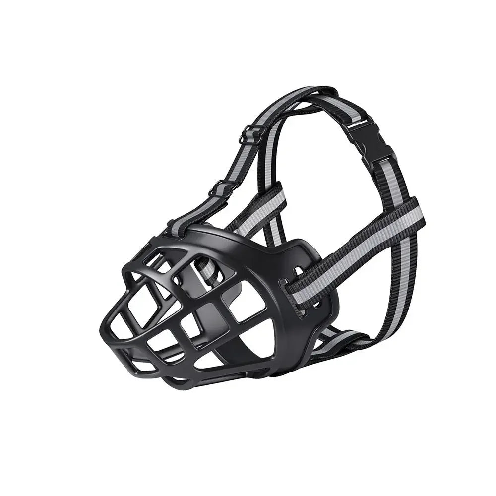 Bozal para Perros Ajustable Anti-Mordidas - Respirable Entrenamiento Canino