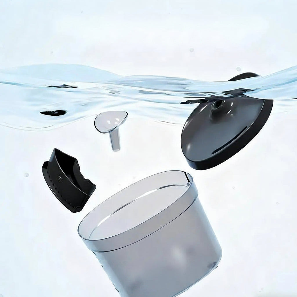 Fuente de Agua para Gatos - Silenciosa, Hidratación Automática
