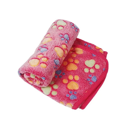 Manta Suave de Felpa para Perros y Gatos — Cálida, Lavable a Máquina | Varios Colores y Tallas