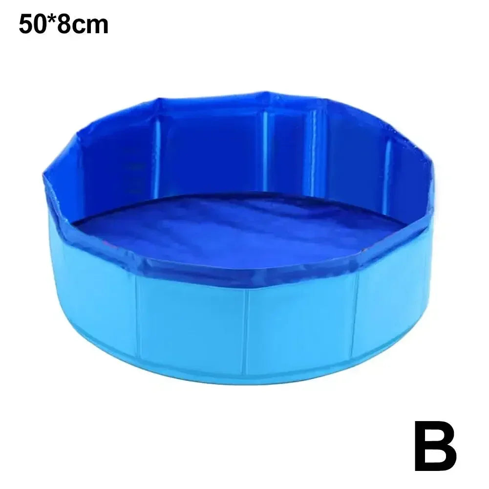 Piscina Plegable para Gatos y Perros — Baño Fresco Verano
