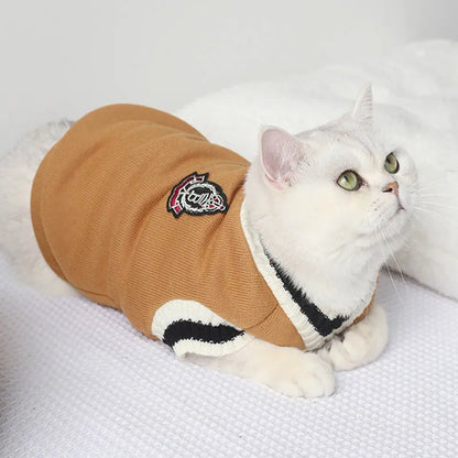 Jersey de Punto para Gatos y Perros Pequeños — Suéter de Invierno Cálido y Elástico | 8 Colores