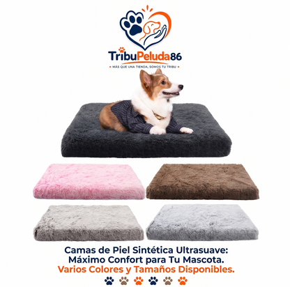 Camita Ortopédica de Memory Foam para Perros — Descanso Profundo para Articulaciones