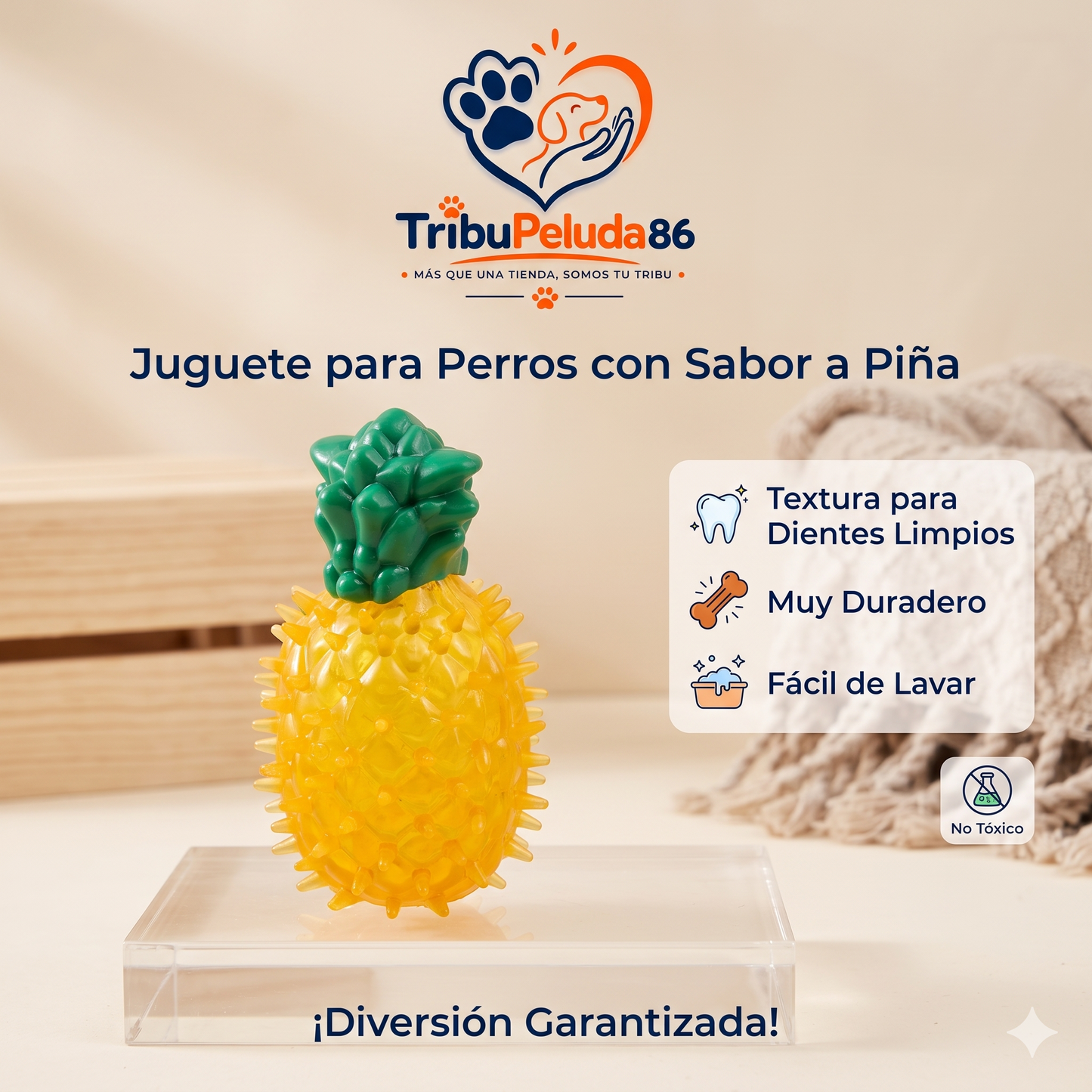 Juguete Mordedor Refrescante para Perros — Alivio Dental para Cachorros en Verano
