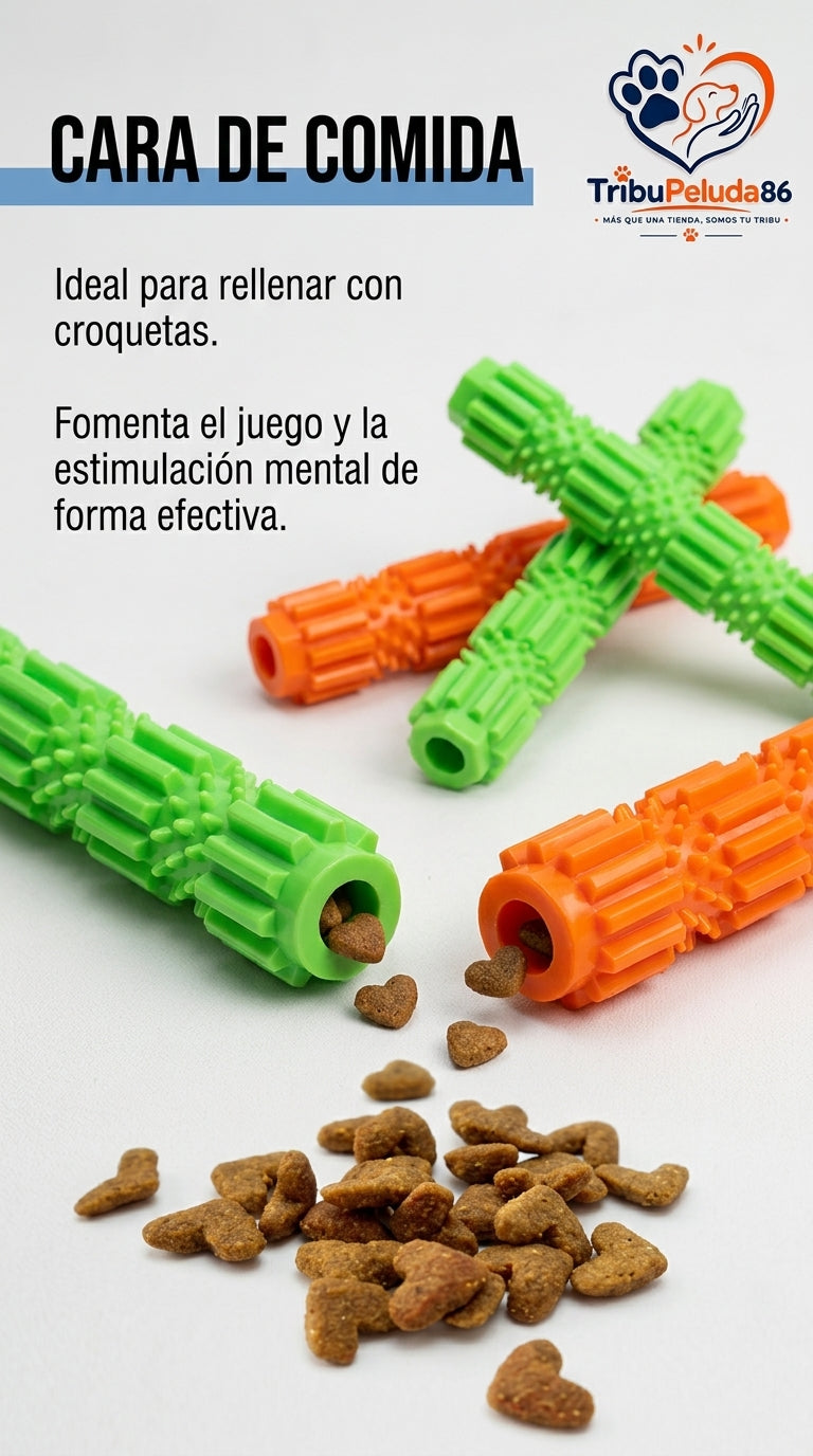 Juguete Mordedor Indestructible para Perros 🐶 Dispensador de Premios
